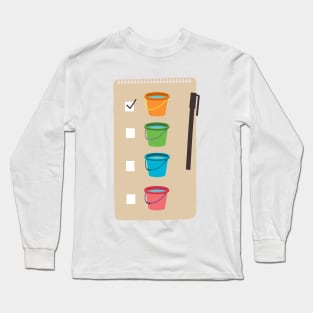 Bucket List Long Sleeve T-Shirt